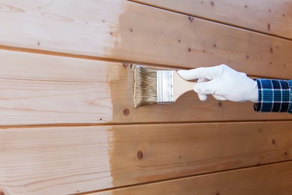 Wood Cladding Painting Service
