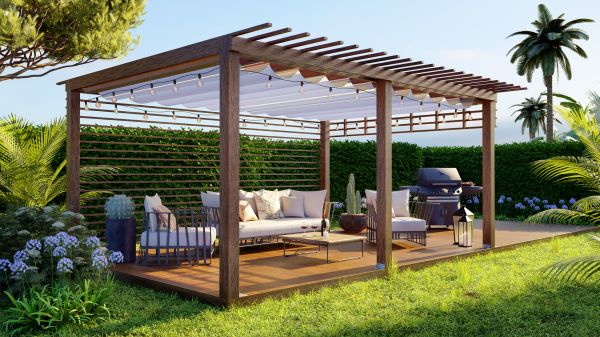 Garden Structure Staining