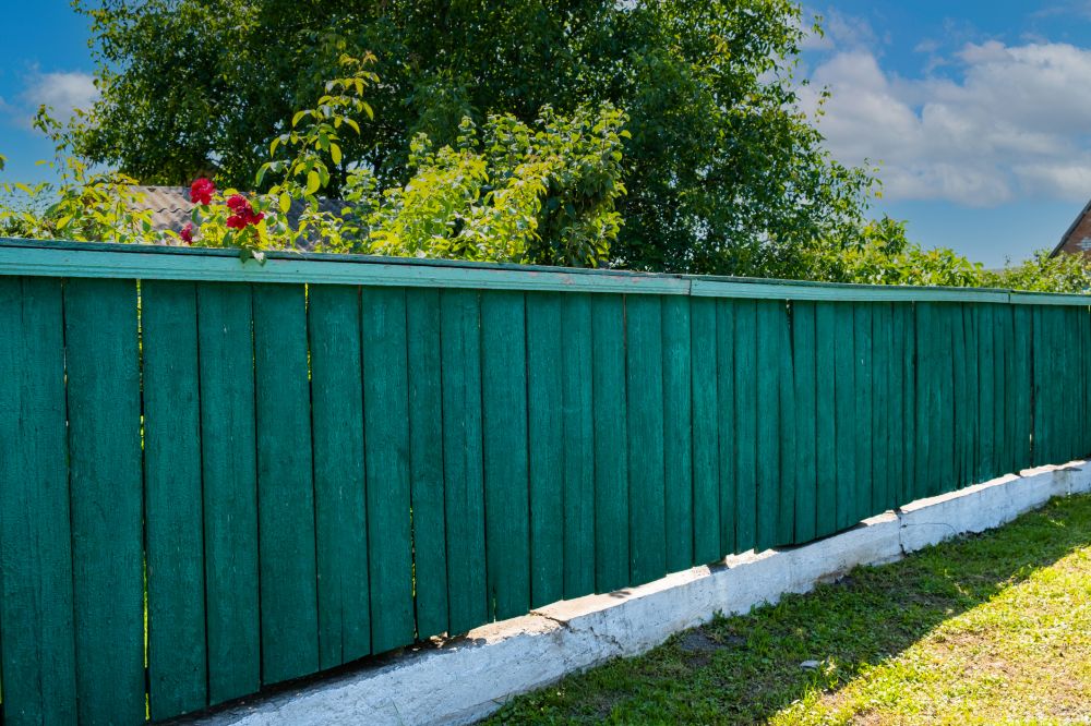 Wood Fence Painting