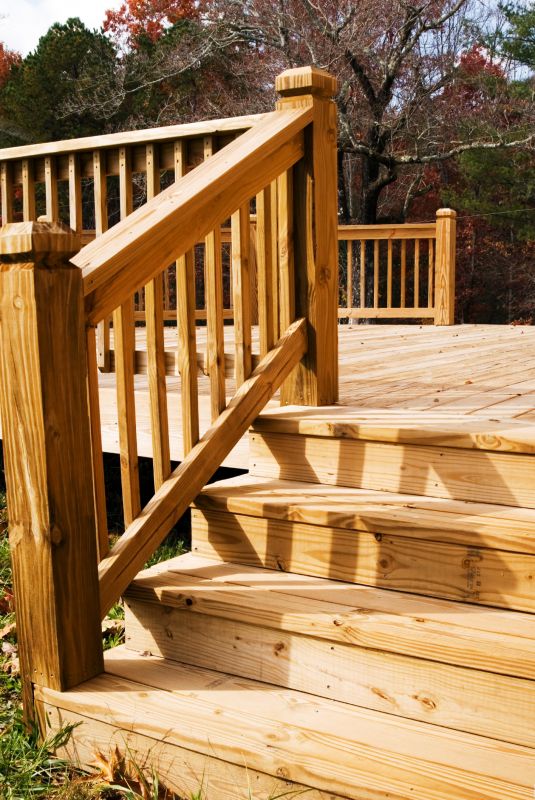 Deck Railing Staining