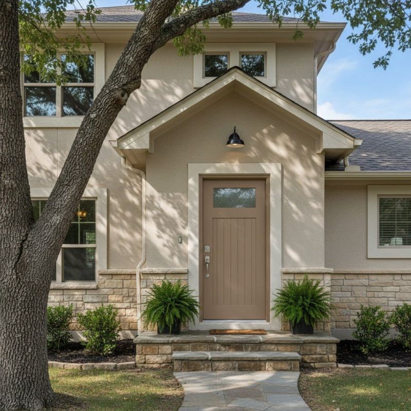 Exterior Door Painting detail