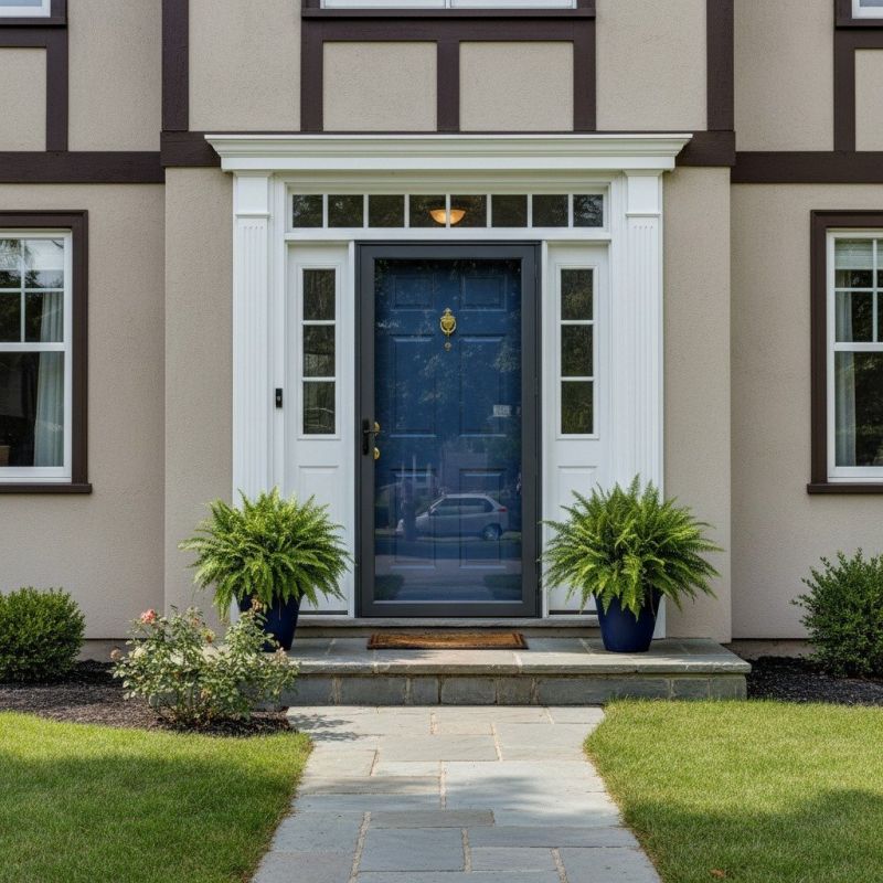 Exterior Door Painting detail