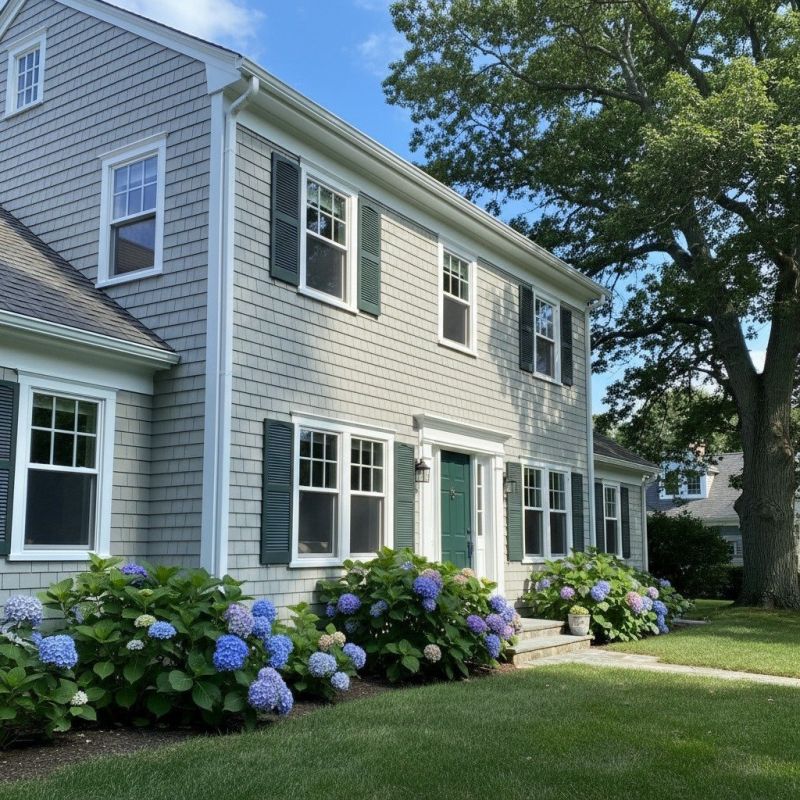 Exterior Shutters Painting detail