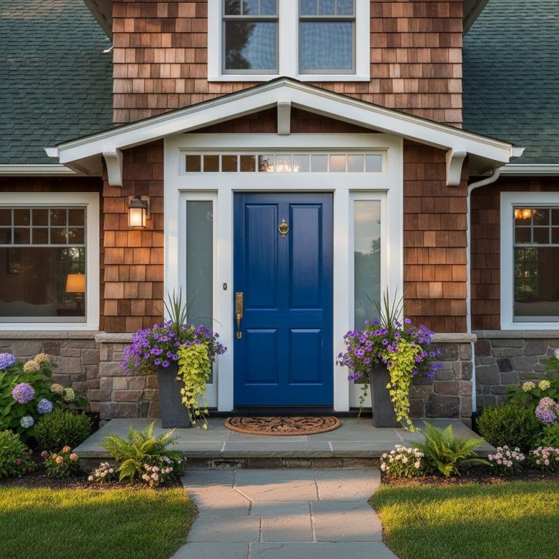Front Door Painting detail