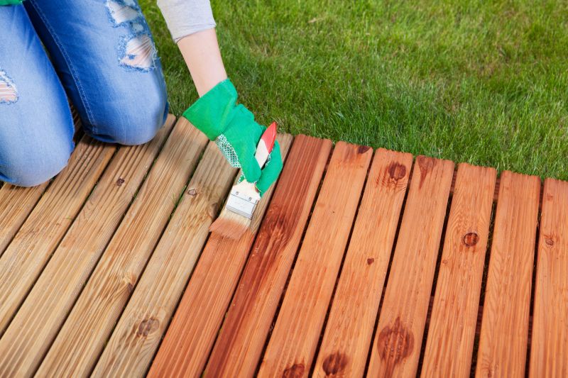 Wood Deck Staining Service detail